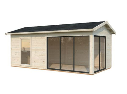 Zahradní domek Amanda 17,1 m2 s posuvnými dveřmi