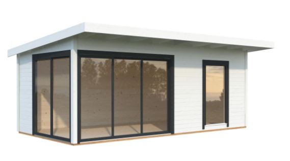 Zahradní domek Andrea 17,1 m2 s posuvnými dveřmi s dvojitým sklem