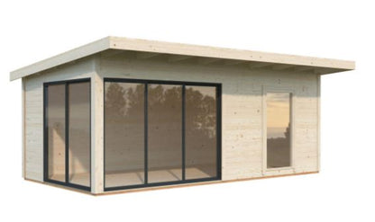 Zahradní domek Andrea 17,1 m2 s posuvnými dveřmi