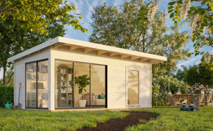Zahradní domek Andrea 17,1 m2 s posuvnými dveřmi