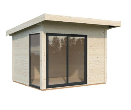 Zahradní domek Andrea 7,5 m2 s posuvnými dveřmi s dvojitým sklem
