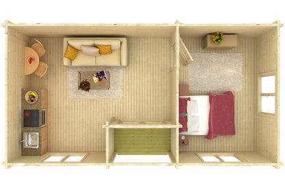 ZAHRADNÍ DOMEK Anna 26,8 + 1,9 m2