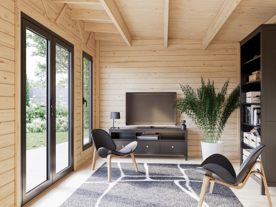 Zahradní domek Aurelia 12,7 + 7,9  m2 (hliníková okna a dveře)