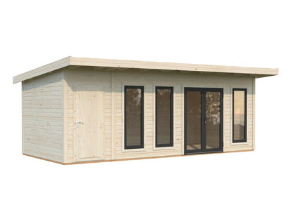Zahradní domek Aurelia 19,2  m2 (hliníková okna a dveře)