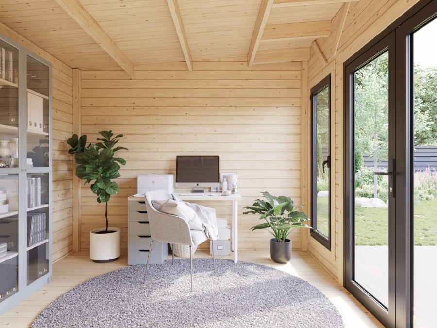 Zahradní domek Aurelia 8,4 + 7,9  m2 (hliníková okna a dveře)