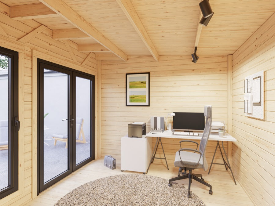 Zahradní domek Aurelia 8,4  m2 (hliníková okna a dveře)