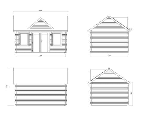ZAHRADNÍ DOMEK Claudia 14,2 m2