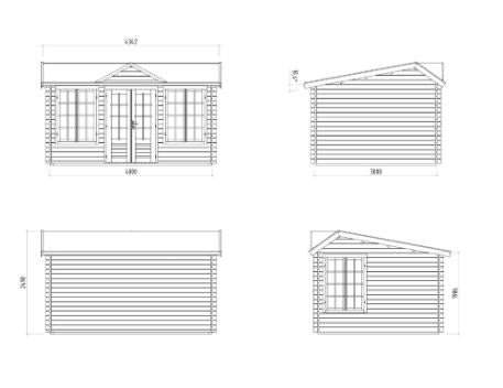 ZAHRADNÍ DOMEK Claudia Pent 11,5 m2