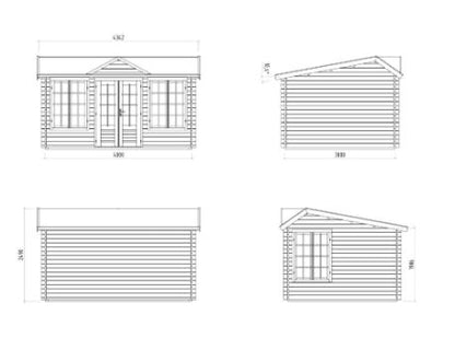 ZAHRADNÍ DOMEK Claudia Pent 11,5 m2