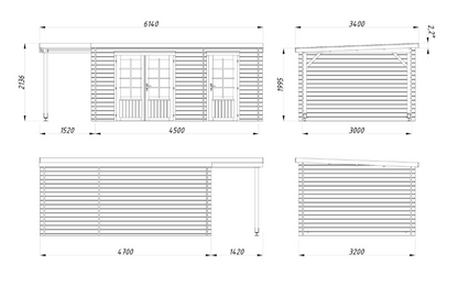 ZAHRADNI DOMEK Ella 13,1 + 3,9 m2