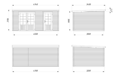 ZAHRADNI DOMEK Ella 13,1 m2