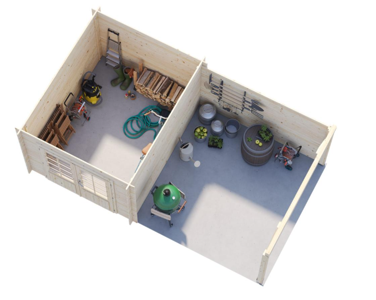 ZAHRADNÍ DOMEK Ella 6,9 + 8,2 m2