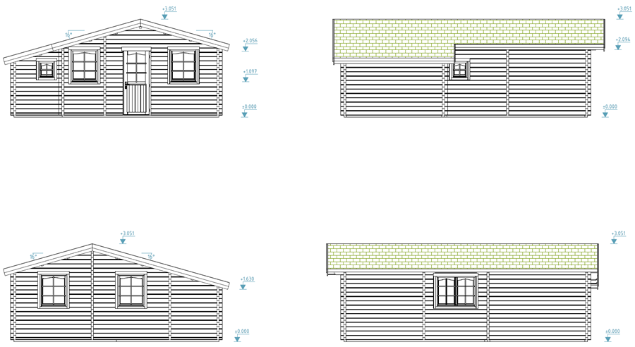 ZAHRADNÍ DOMEK Emily 39,2 m2