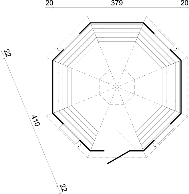 ZAHRADNÍ DOMEK Eva 11,4 m2