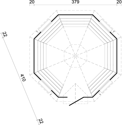 ZAHRADNÍ DOMEK Eva 11,4 m2