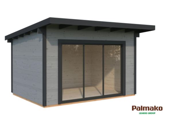 Zahradní domek Grace 11,2  m2 s posuvnými dveřmi s dvojitým sklem