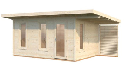 Zahradní domek Grace 12,4 + 4,1  m2