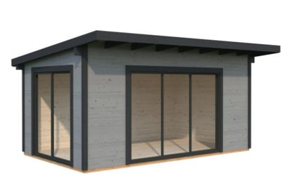 Zahradní domek Grace 14,1  m2 s posuvnými dveřmi s dvojitým sklem