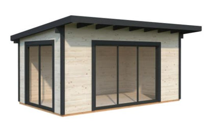 Zahradní domek Grace 14,1  m2 s posuvnými dveřmi s dvojitým sklem