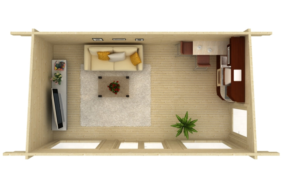ZAHRADNÍ DOMEK Heidi 19,7 m2