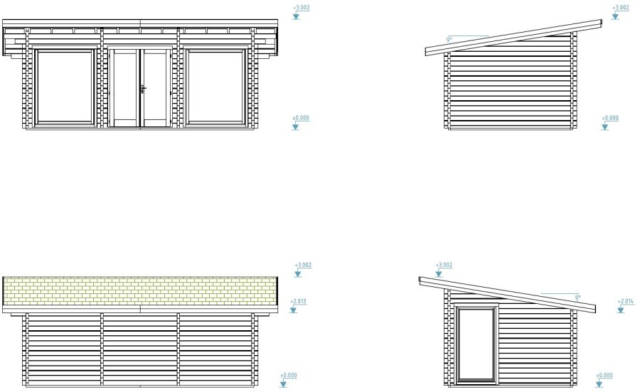 ZAHRADNÍ DOMEK Heidi 19,7 m2