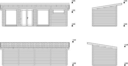 ZAHRADNÍ DOMEK Heidi 22,8 m2