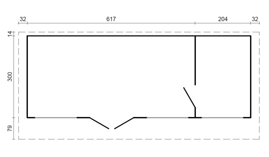 ZAHRADNÍ DOMEK Heidi 22,8 m2
