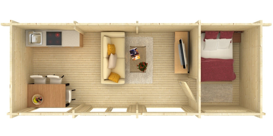 ZAHRADNÍ DOMEK Heidi 22,8 m2