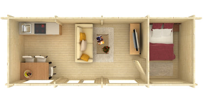 ZAHRADNÍ DOMEK Heidi 22,8 m2