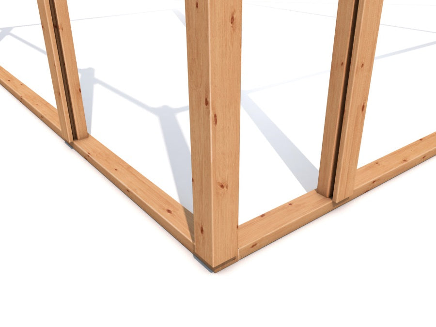 Zahradní domek HEROLD A3333 Premium s terasou (9,6 + 3,5m2)