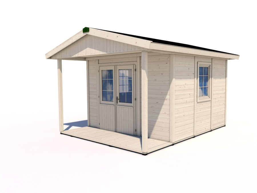 Zahradní domek HEROLD A3333 Premium s terasou (9,6 + 3,5m2)