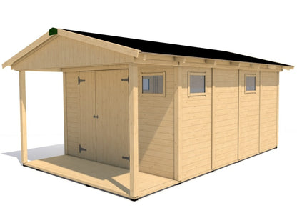 Zahradní domek HEROLD A3344 Plus 14,1+3,5 m2
