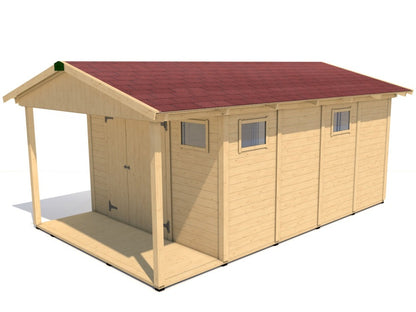 Zahradní domek HEROLD A3344 Plus 14,1+3,5 m2