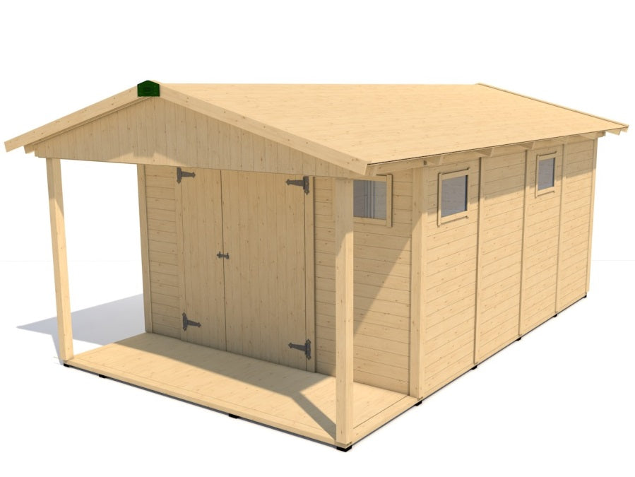 Zahradní domek HEROLD A3344 Plus 14,1+3,5 m2