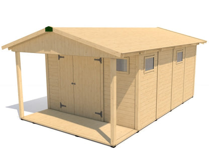 Zahradní domek HEROLD A3344 Plus 14,1+3,5 m2