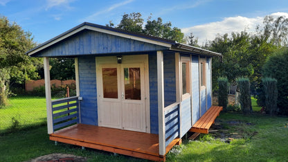 Zahradní domek HEROLD A3344 Premium s terasou (14,1+3,5 m2)