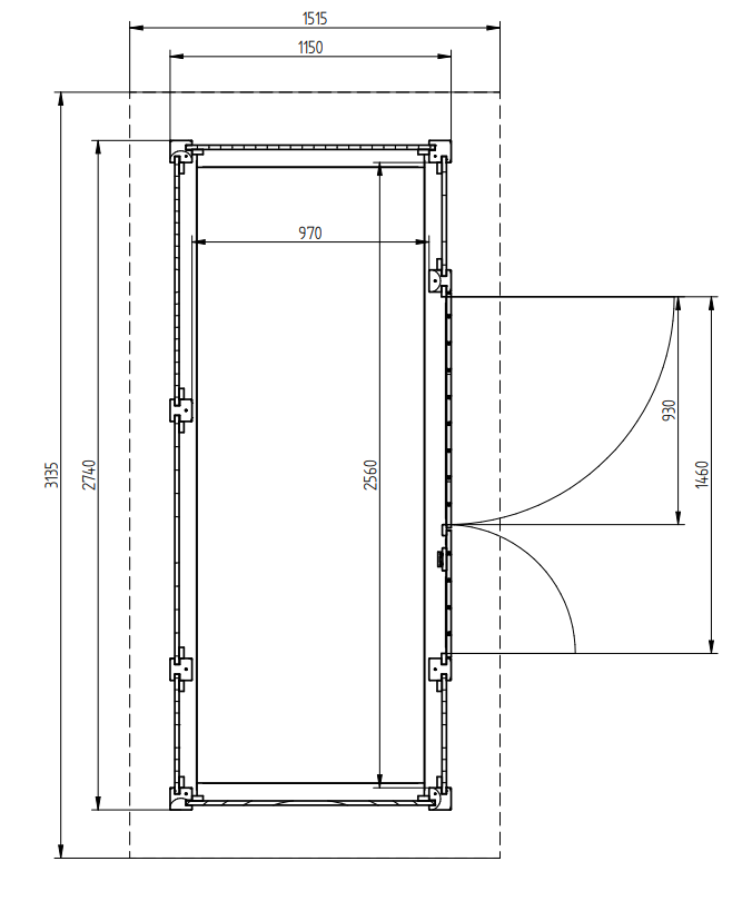 Zahradní domek HEROLD P2711b 2,4 m2