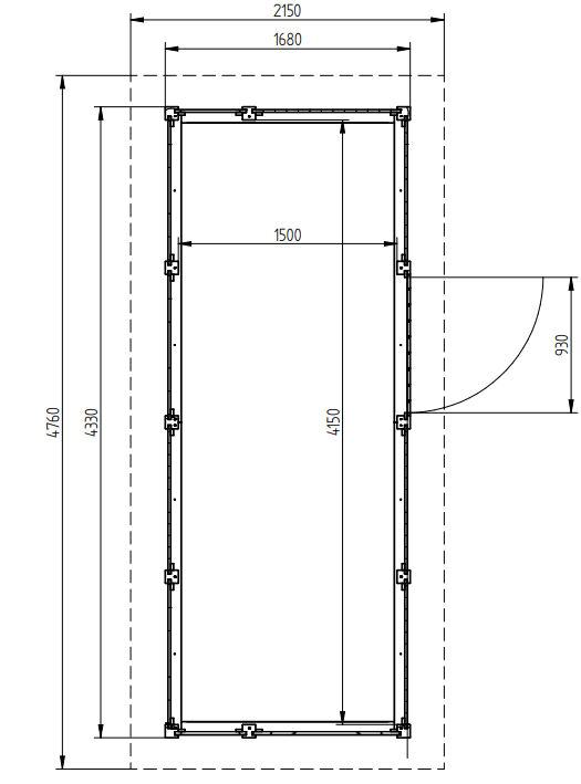 Zahradní domek HEROLD P4417a 6,2 m2