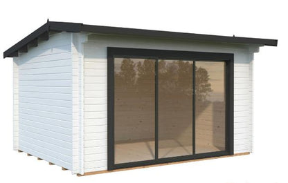 Zahradní domek INES 11,1 m2 s posuvnými dveřmi
