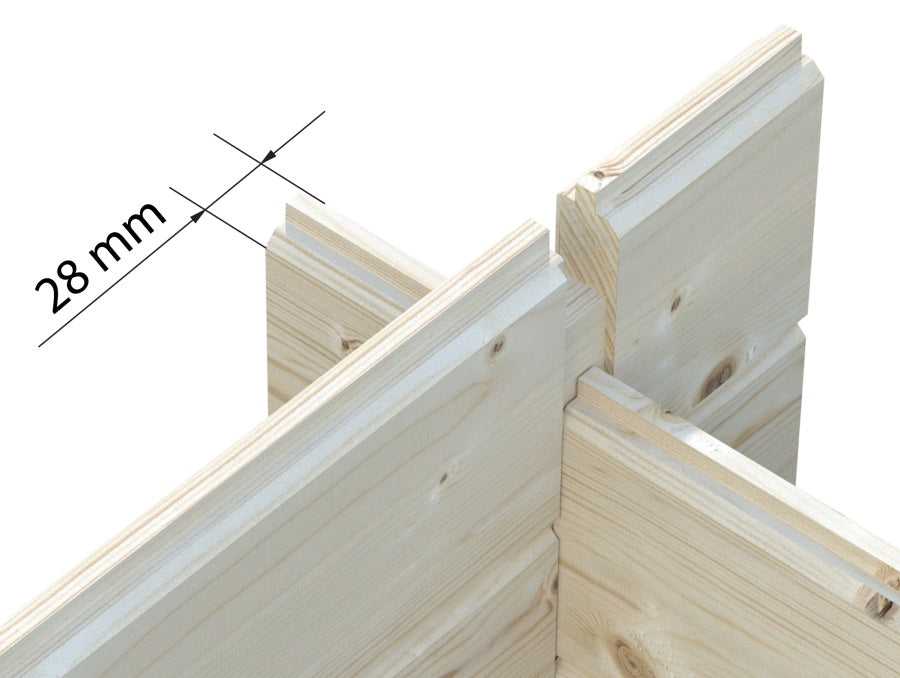 ZAHRADNÍ DOMEK Kristian 12,6 + 4,9 m2