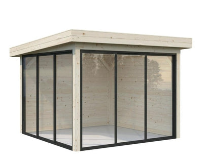 Zahradní domek Lenna 8,3 m2 s posuvnými dveřmi s dvojitým sklem