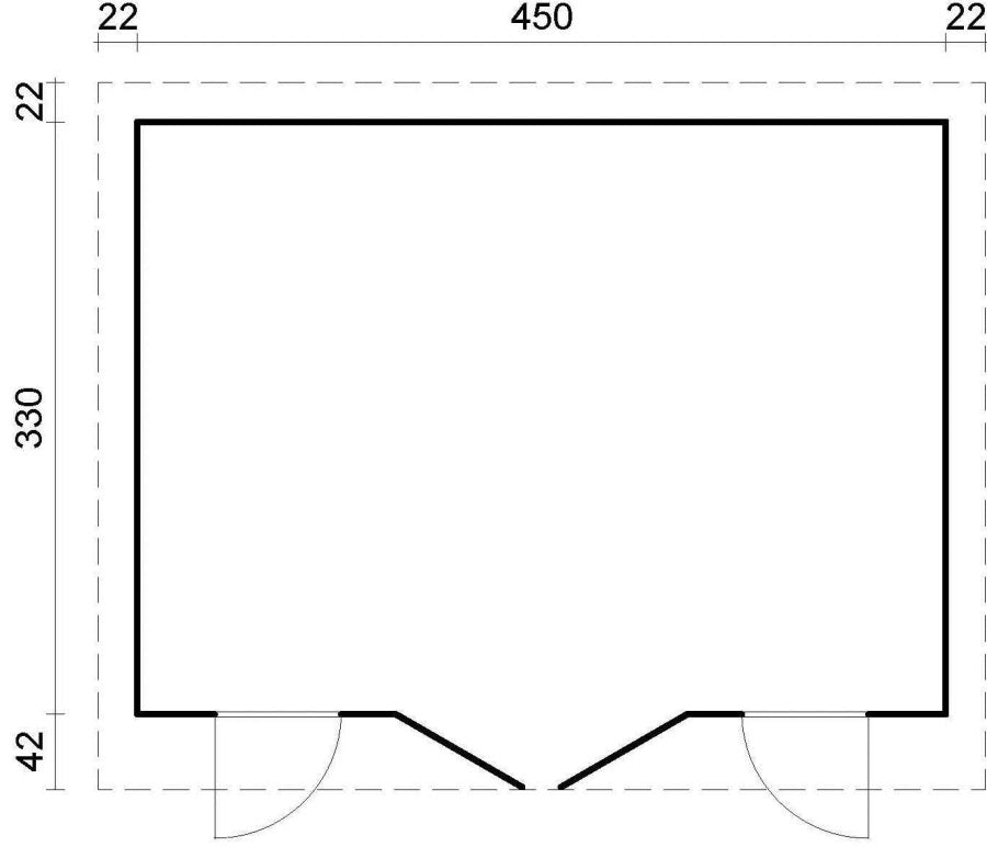ZAHRADNÍ DOMEK Lisa 14,2 m2