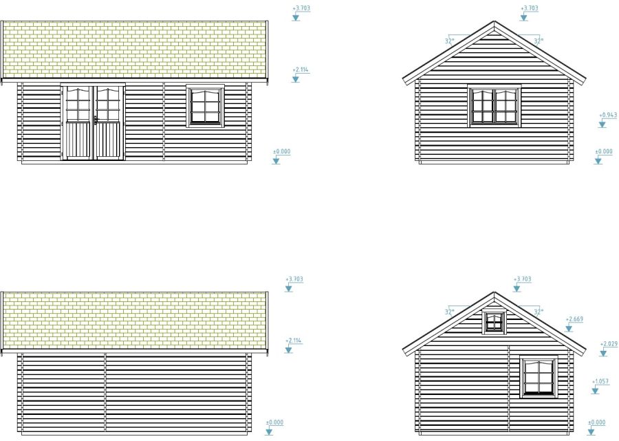 ZAHRADNÍ DOMEK Sandra 29,9 m2