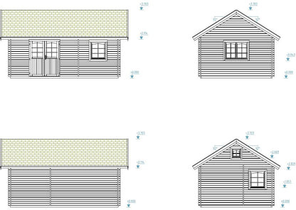 ZAHRADNÍ DOMEK Sandra 29,9 m2