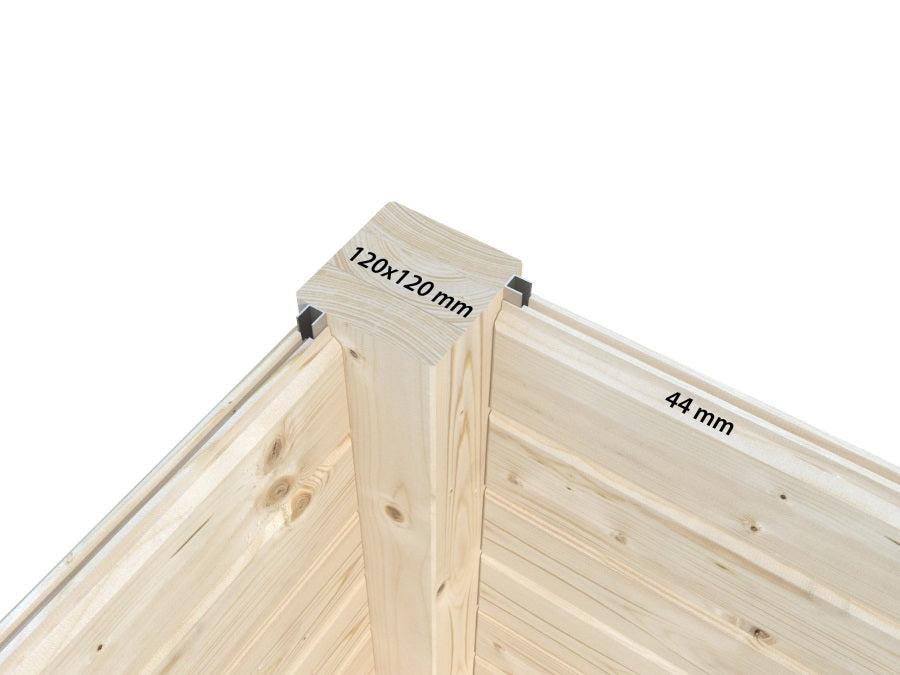 Zahradní domek Serena 12,6 m2 Set 2  s posuvnými dveřmi