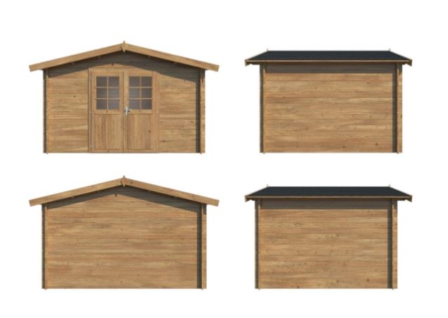 ZAHRADNÍ DOMEK Valentine 9,0 m2 (s hnědou impregnací)