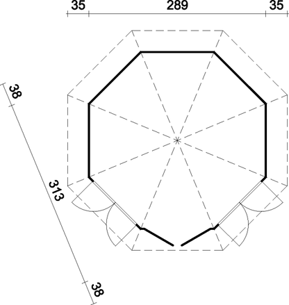 ZAHRADNÍ DOMEK Veronica 2 - 6,7 m2