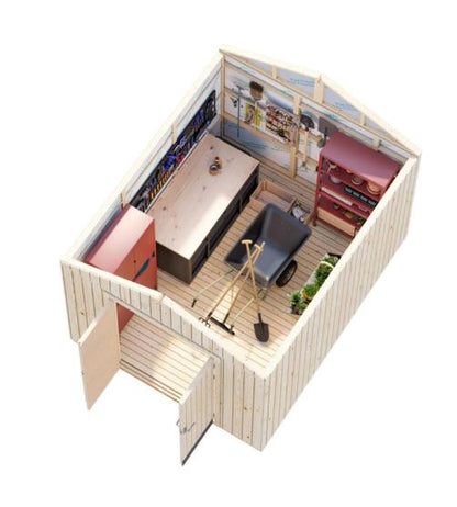 Zahradní nářaďový domek Martin 8,4 m2